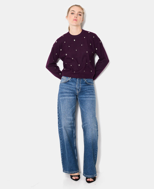Pull col rond avec clous - PIMKIE - 7