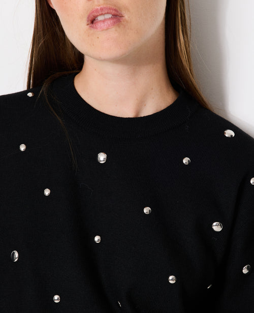 Pull col rond avec clous - PIMKIE - 2