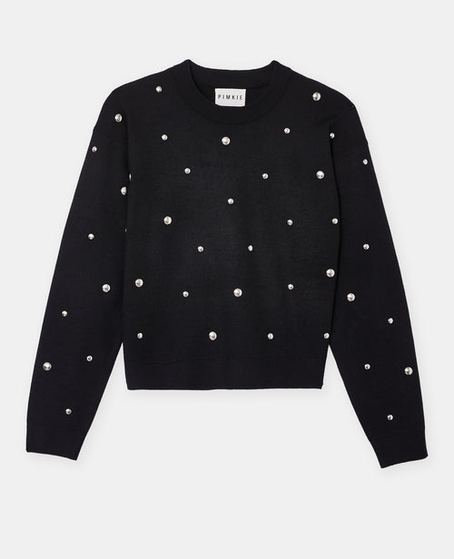 Pull col rond avec clous - PIMKIE - 4