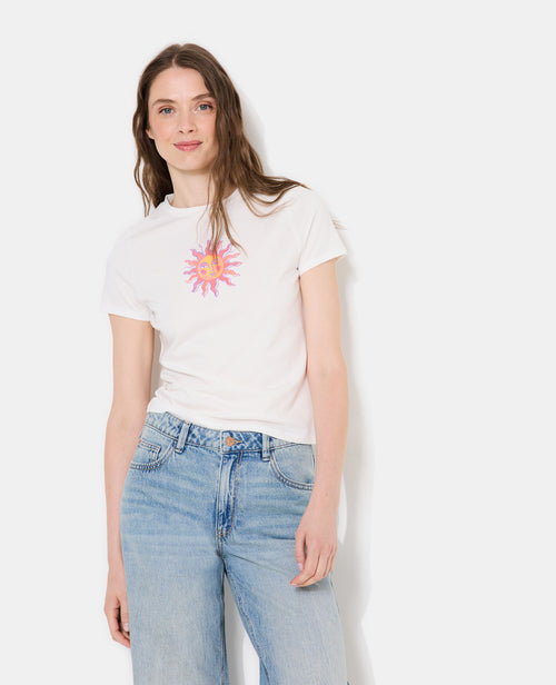 T-shirt ajusté avec print soleil - PIMKIE - 5