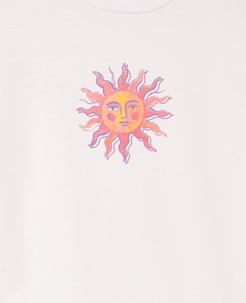 T-shirt ajusté avec print soleil - PIMKIE - 1