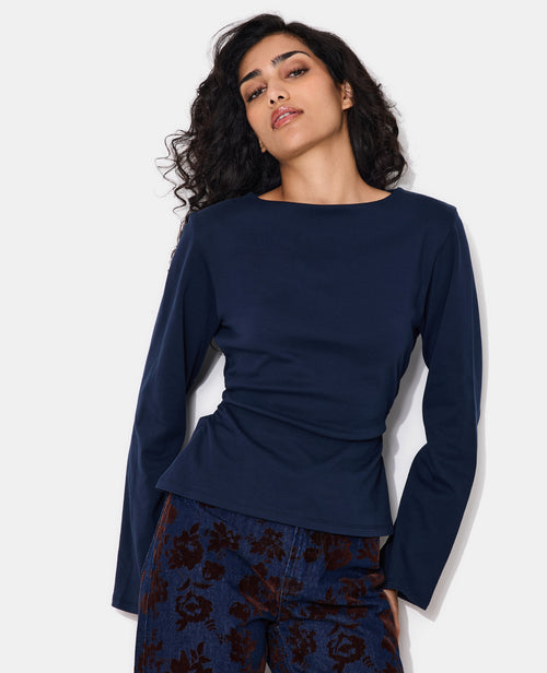 T-shirt manches longues avec taille cintrée et fronces - PIMKIE - 5