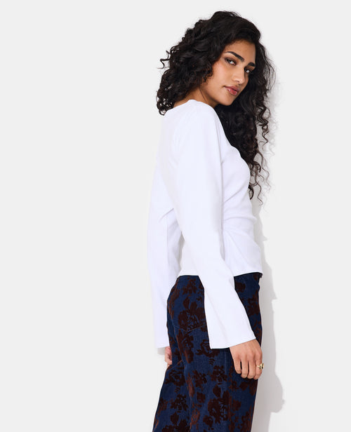 T-shirt manches longues avec taille cintrée et fronces - PIMKIE - 7