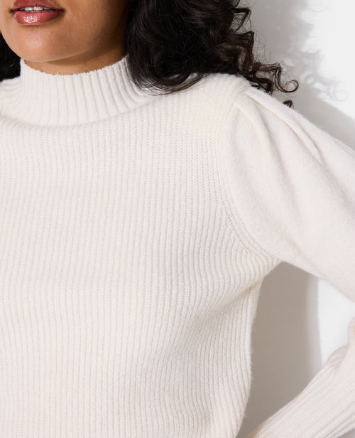 Pull col montant avec épaulettes - PIMKIE - 2