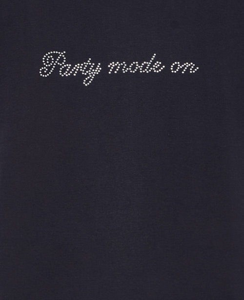 T-shirt ajusté avec message en strass - PIMKIE - 7