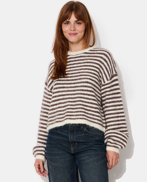 Pull rayé en maille douce - PIMKIE - 5