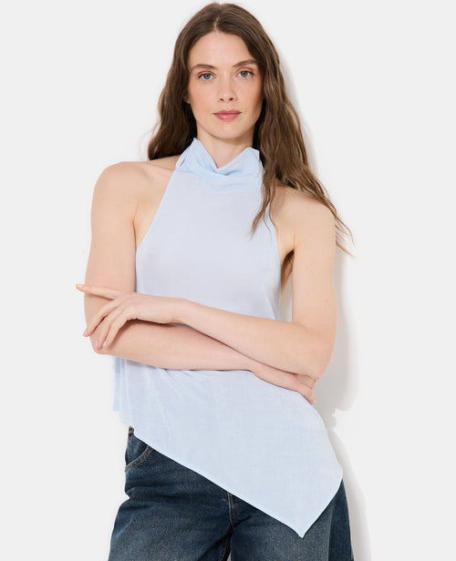 Top dos-nu asymétrique en maille fluide - PIMKIE - 1