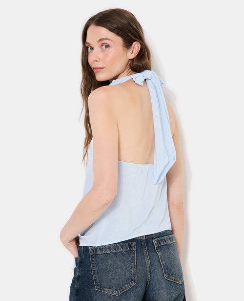 Top dos-nu asymétrique en maille fluide - PIMKIE - 6