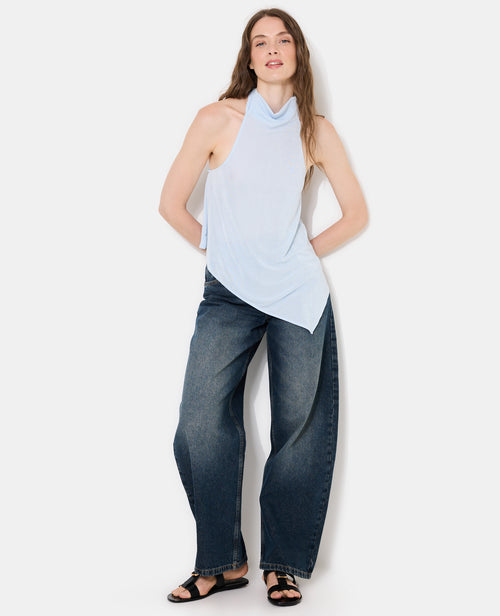Top dos-nu asymétrique en maille fluide - PIMKIE - 7