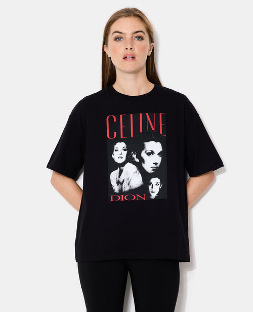 T-shirt licence Céline Dion print dos - PIMKIE - 5