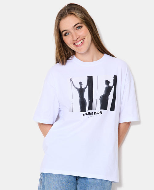 T-shirt licence Céline Dion print dos - PIMKIE - 5