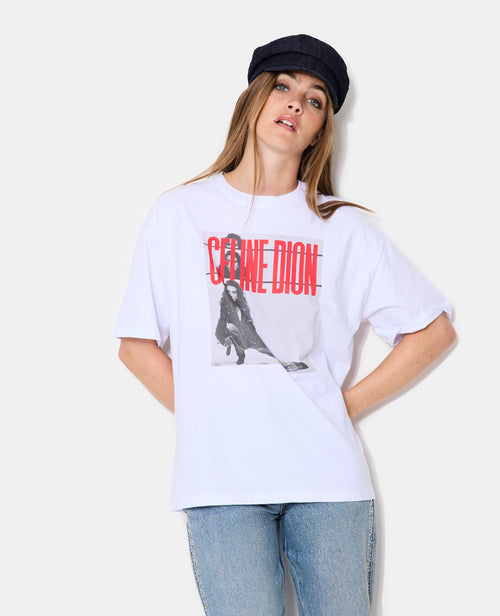T-shirt licence Céline Dion print dos - PIMKIE - 5