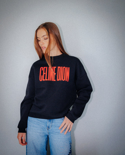 Sweat licence Céline Dion print devant et dos - PIMKIE - 1