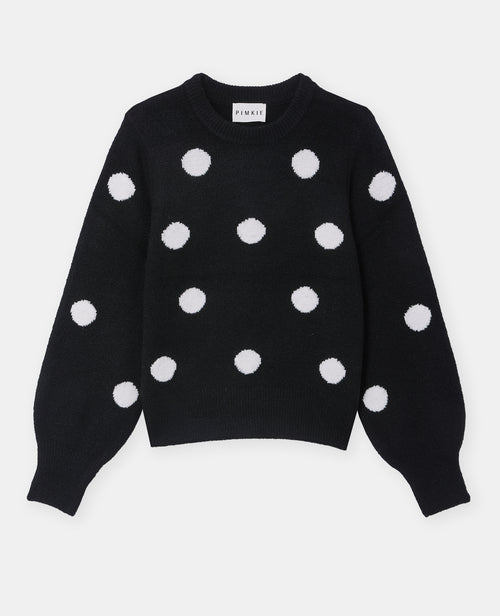 Pull col rond motif pois - PIMKIE - 4