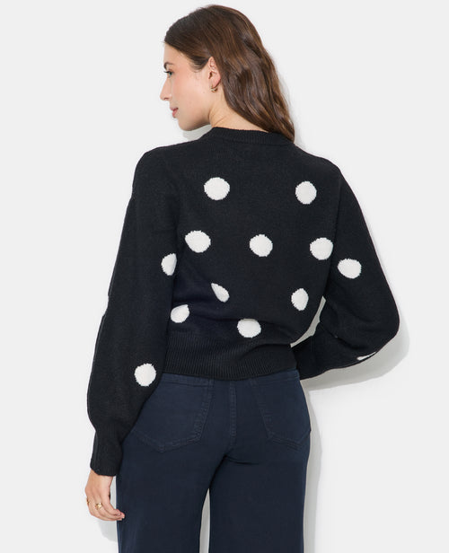 Pull col rond motif pois - PIMKIE - 6
