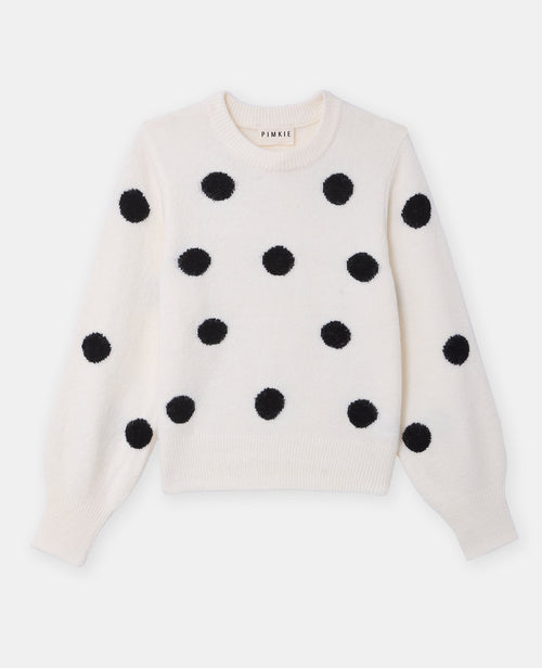 Pull col rond motif pois - PIMKIE - 4