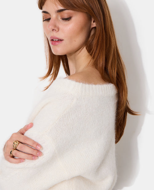 Pull maille douce avec encolure dégagée - PIMKIE - 2