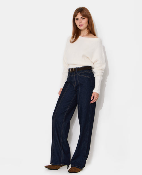 Pull maille douce avec encolure dégagée - PIMKIE - 3