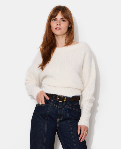 Pull maille douce avec encolure dégagée - PIMKIE - 5