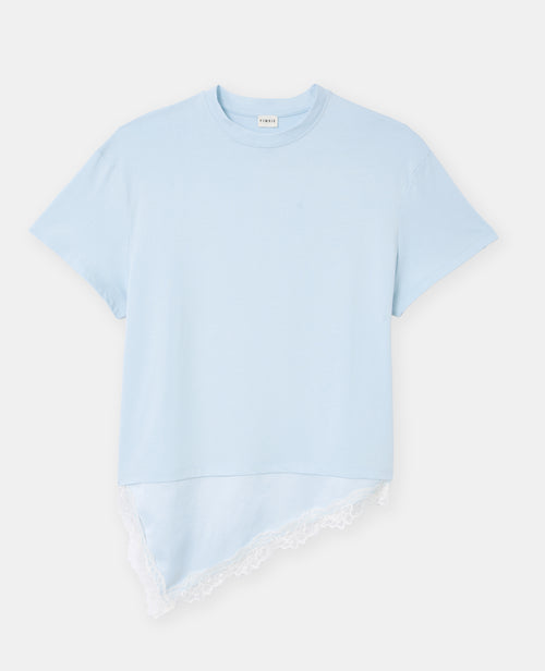 T-shirt oversize effet superposition bas nuisette - PIMKIE - 4