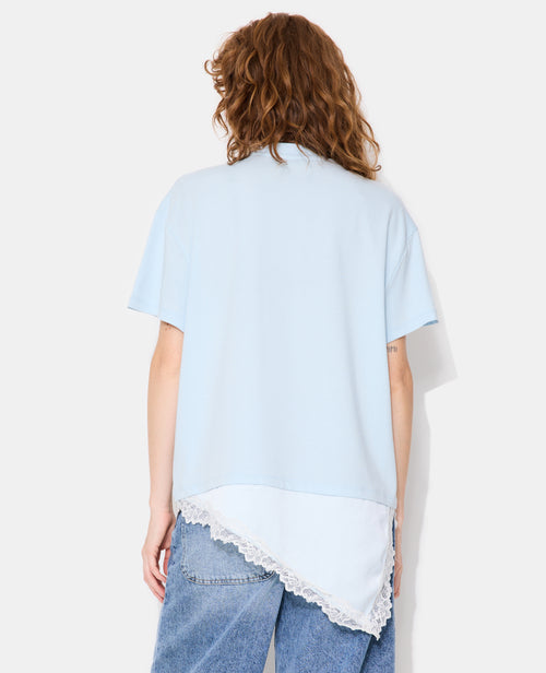 T-shirt oversize effet superposition bas nuisette - PIMKIE - 6