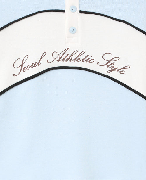 Sweat oversize bicolore col polo avec print - PIMKIE - 7