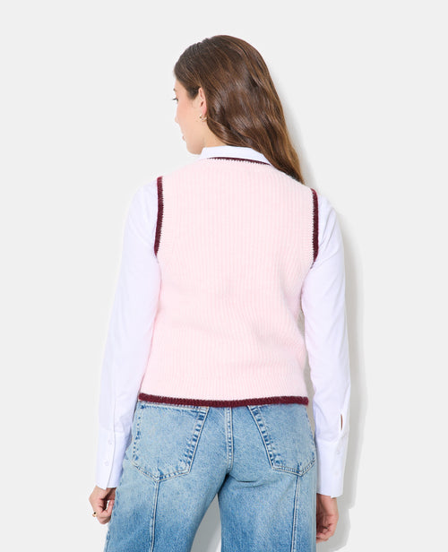 Pull sans manches avec bords contrastés - PIMKIE - 6