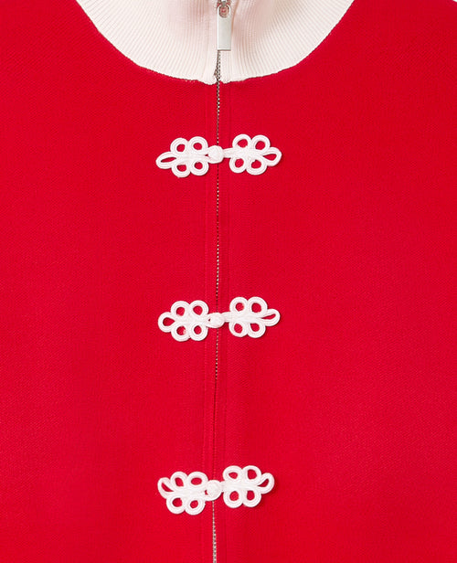 Gilet zippé en maille serrée esprit asiatique - PIMKIE - 7