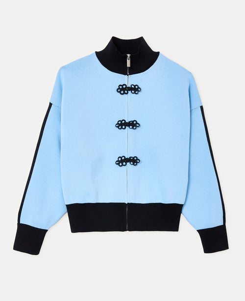 Gilet zippé en maille serrée esprit asiatique - PIMKIE - 4