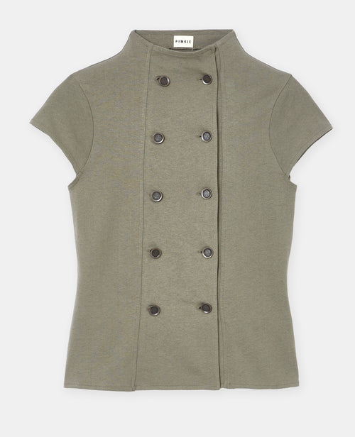 T-shirt double boutonnage esprit officier - PIMKIE - 4