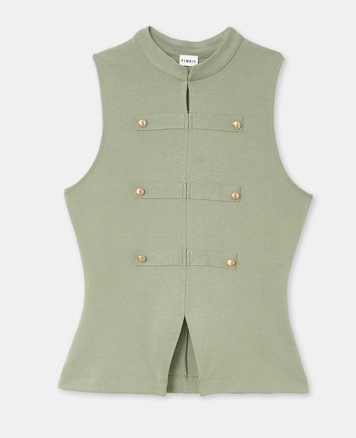 Top sans manches façon officier - PIMKIE - 4