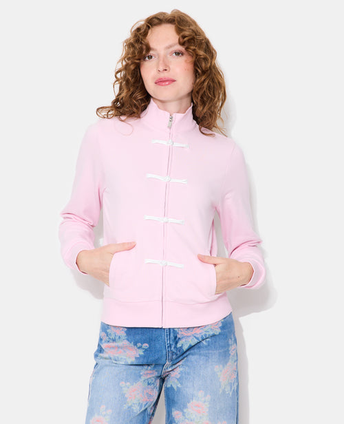 Sweat zippé avec détails esprit asiatique - PIMKIE - 5
