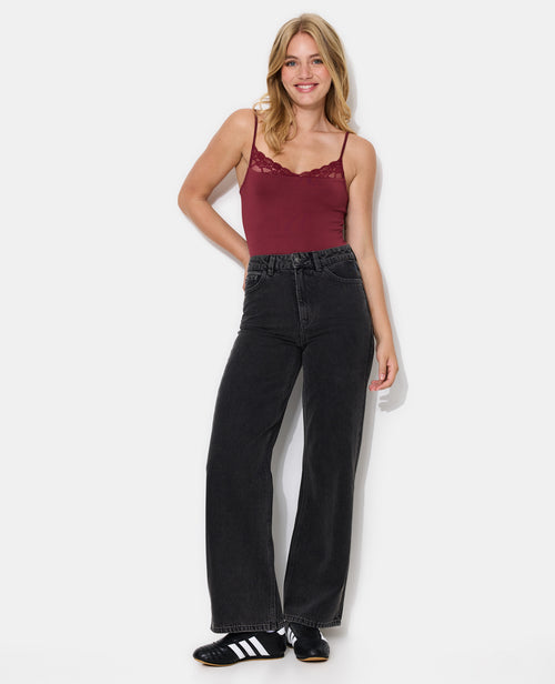 Body fines bretelles avec dentelle - PIMKIE - 3
