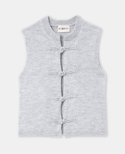 Gilet sans manches avec boutons brandebourg - PIMKIE - 4