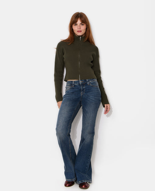 Gilet zippé col montant - PIMKIE - 3