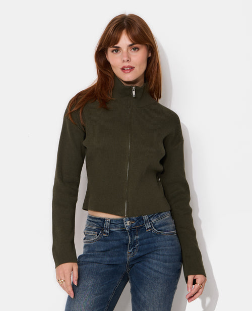 Gilet zippé col montant - PIMKIE - 5