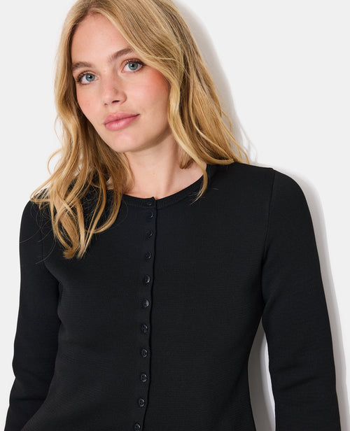 Gilet en maille compacte avec dentelle - PIMKIE - 7