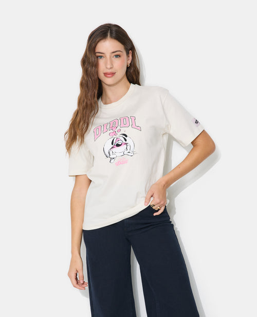 T-shirt manches courtes print Diddl devant et dos - PIMKIE - 1