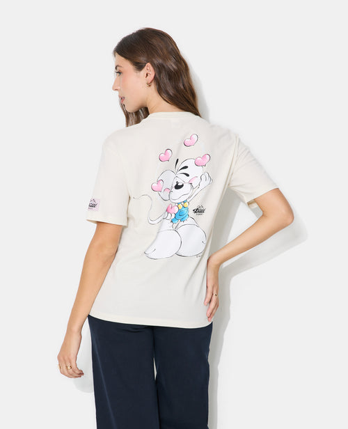 T-shirt manches courtes print Diddl devant et dos - PIMKIE - 1