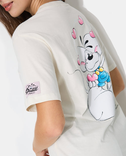T-shirt manches courtes print Diddl devant et dos - PIMKIE - 2