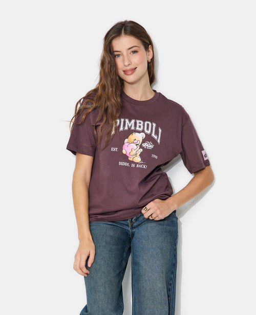 T-shirt manches courtes print Diddl devant et dos - PIMKIE - 1