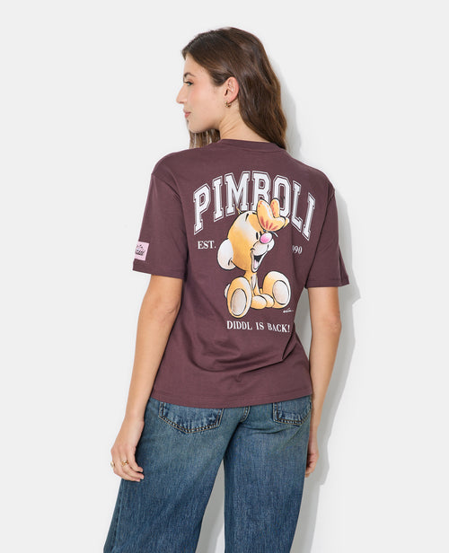 T-shirt manches courtes print Diddl devant et dos - PIMKIE - 1