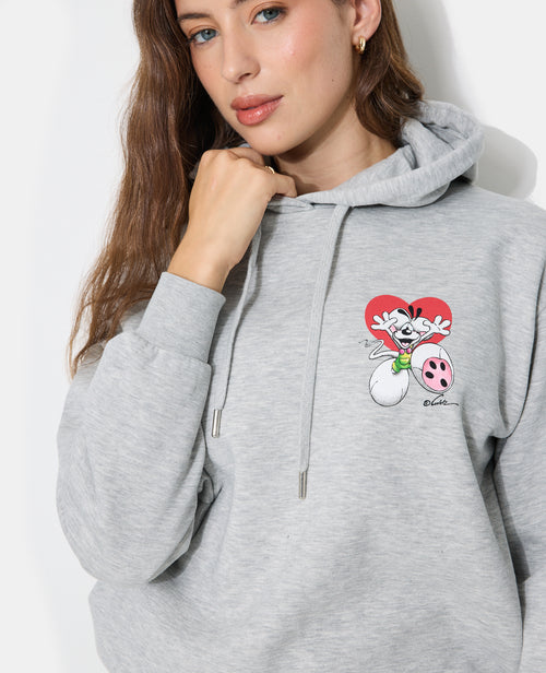 Sweat capuche print Diddl poitrine et dos - PIMKIE - 2