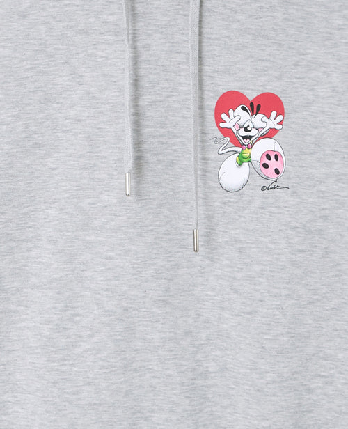 Sweat capuche print Diddl poitrine et dos - PIMKIE - 3