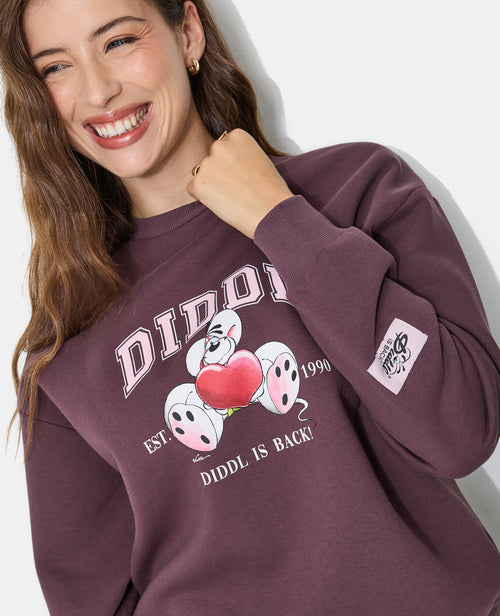 Sweat print Diddl devant et dos - PIMKIE - 2