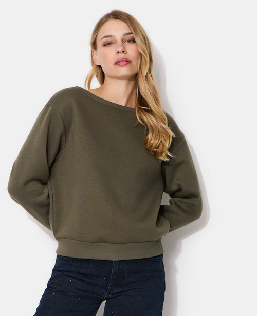 Sweat encolure bateau avec ailes en strass - PIMKIE - 6