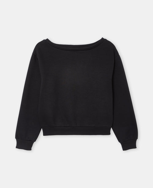Sweat encolure bateau avec ailes en strass - PIMKIE - 4