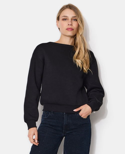 Sweat encolure bateau avec ailes en strass - PIMKIE - 6