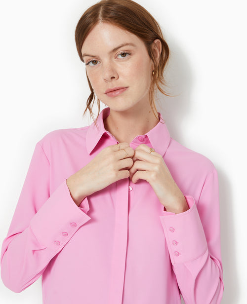 Chemise city en tissu fluide - PIMKIE - 3