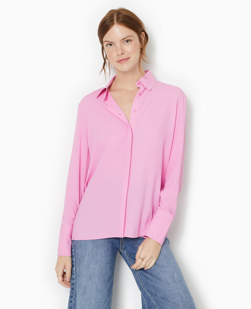 Chemise city en tissu fluide - PIMKIE - 1